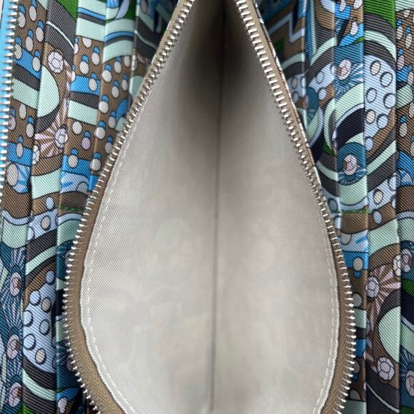 Hermès Azap Silk’In Long Wallet Blue Chèvre Leather Silk Lining Zippy Style - Picture 10 of 16